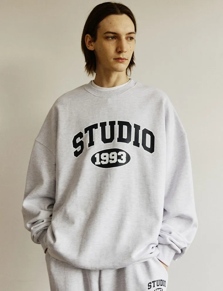 1993studio  |Unisex Street Style Logo Hoodies & Sweatshirts