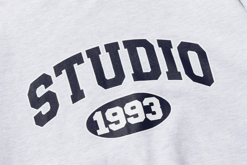 1993studio  |Unisex Street Style Logo Hoodies & Sweatshirts