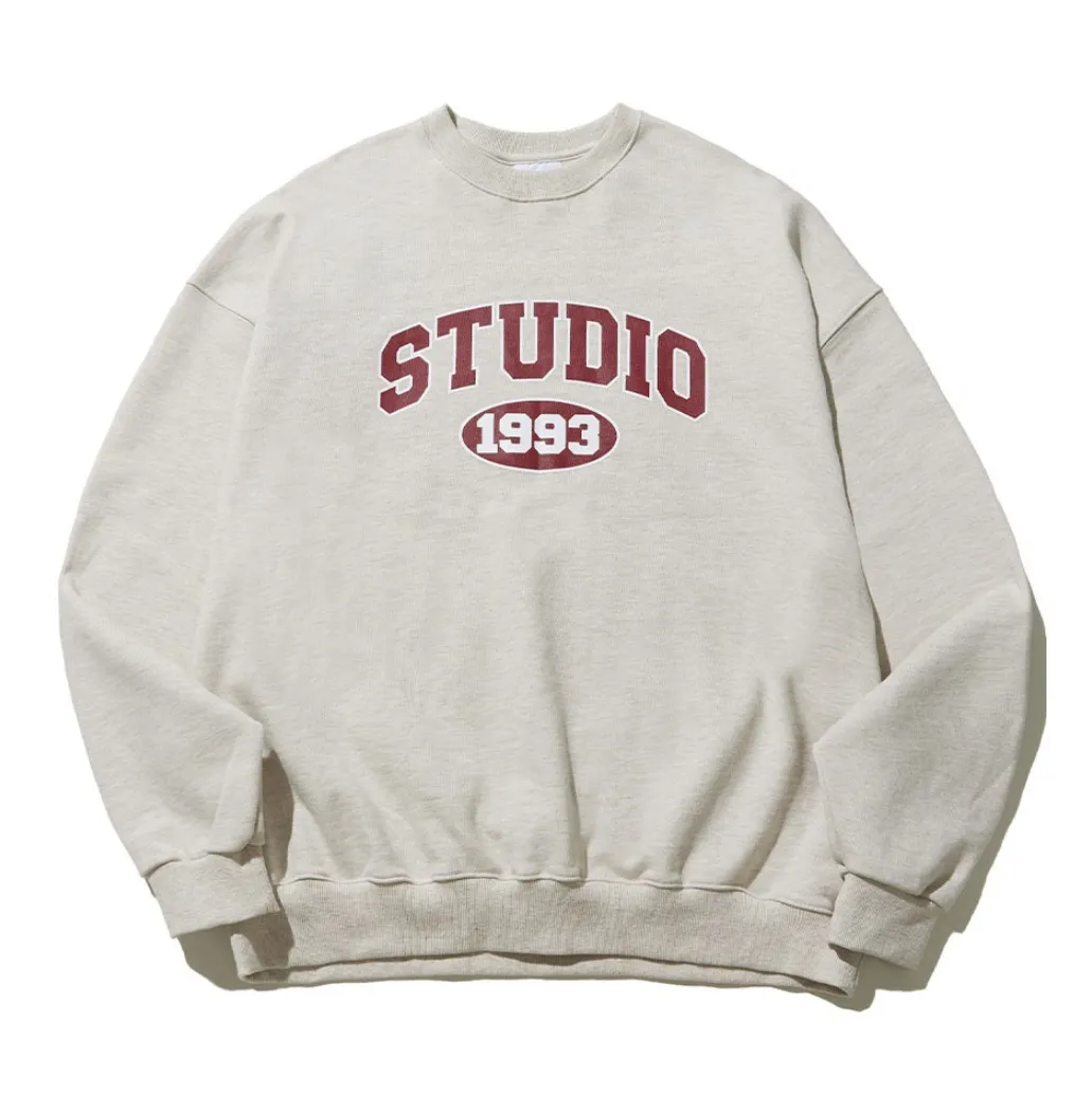 1993studio  |Unisex Street Style Logo Hoodies & Sweatshirts