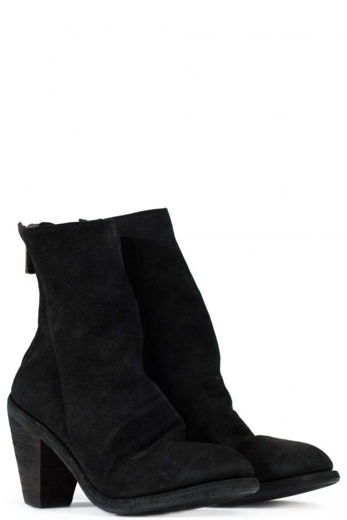 3006 Horse Heel Boots - Black