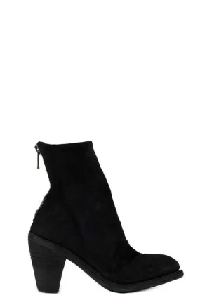 3006 Horse Heel Boots - Black