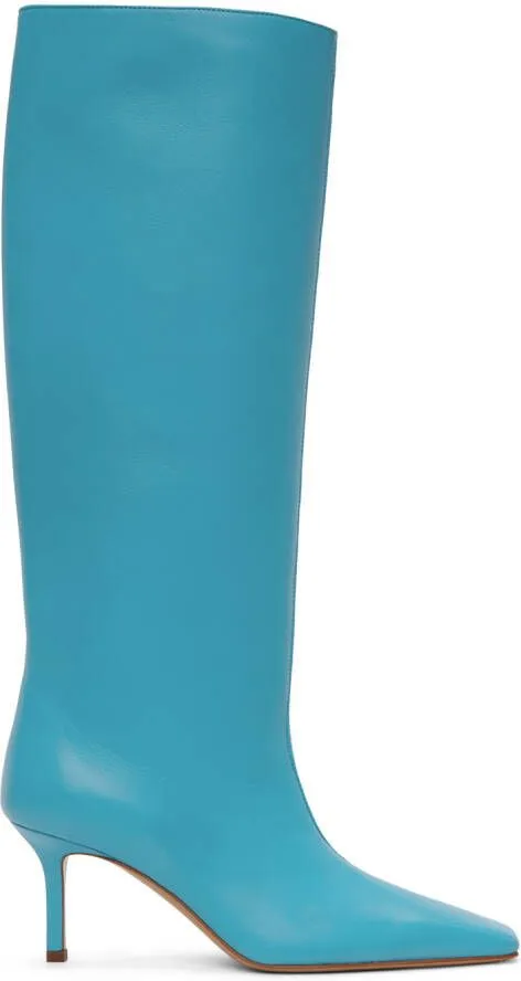 Acne Studios Blue Heel Boots