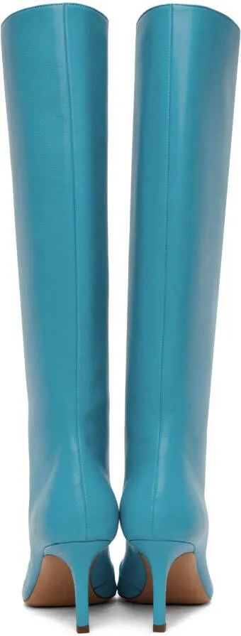 Acne Studios Blue Heel Boots