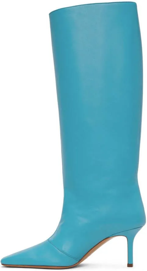 Acne Studios Blue Heel Boots