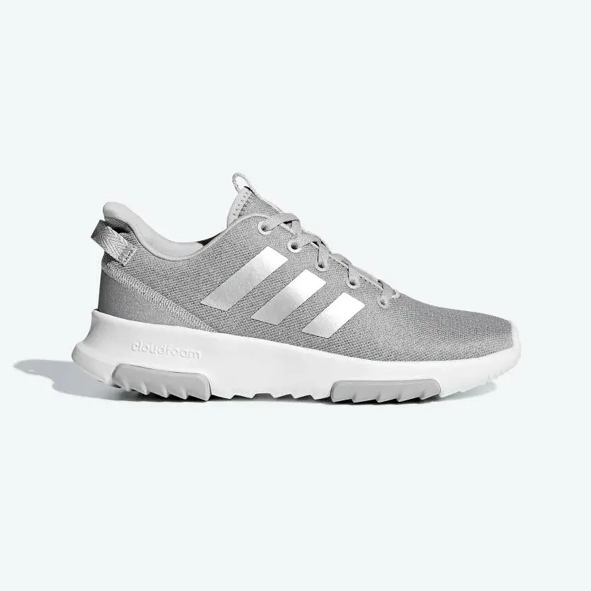 Adidas Cloudfoam Racer TR Kids Shoes Grey and White