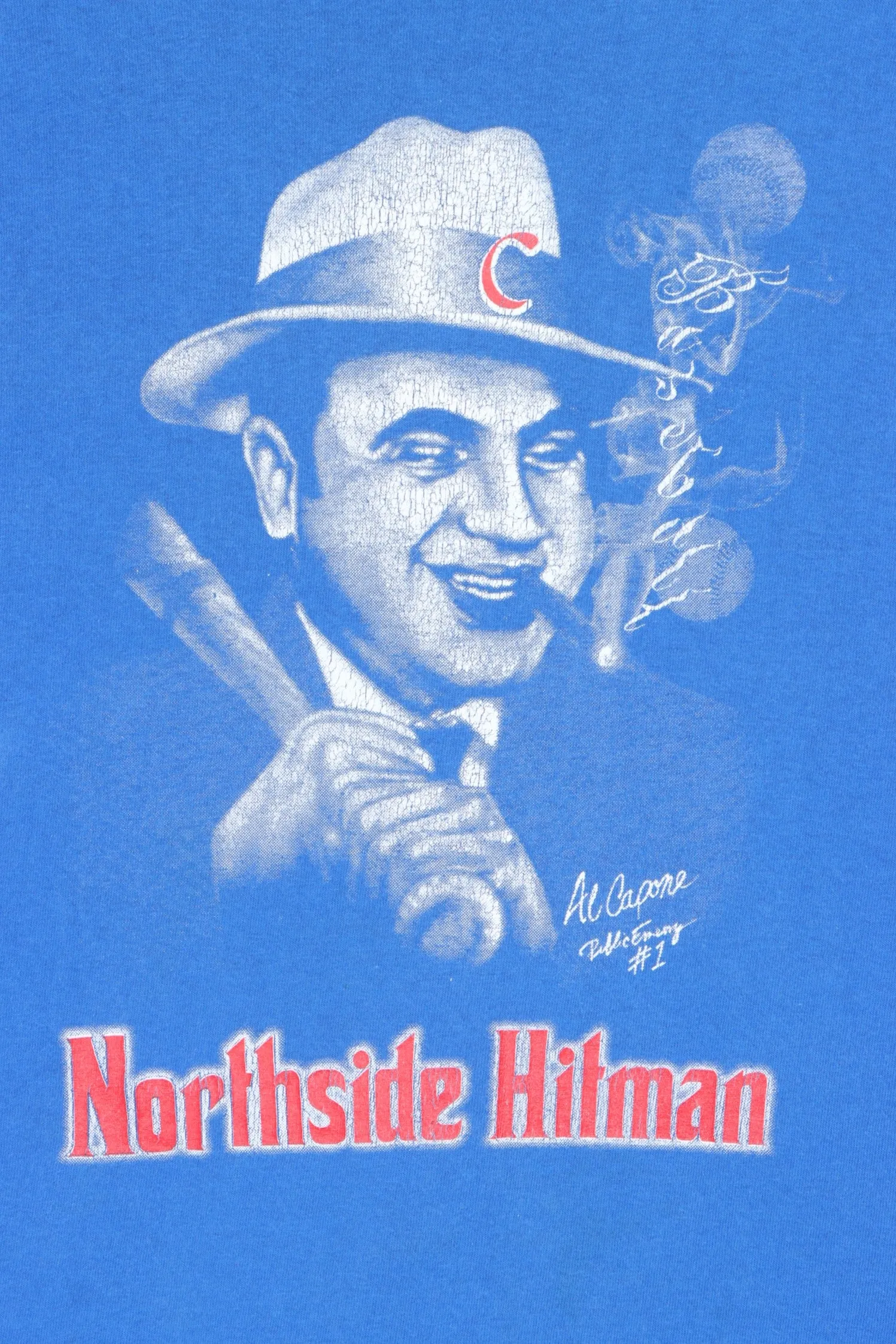 Al Capone Chicago Cubs Northside Hitman T-Shirt (XL)