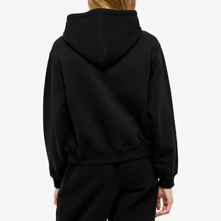 Alexander Wang  |Long Sleeves Plain Cotton Logo Hoodies & Sweatshirts