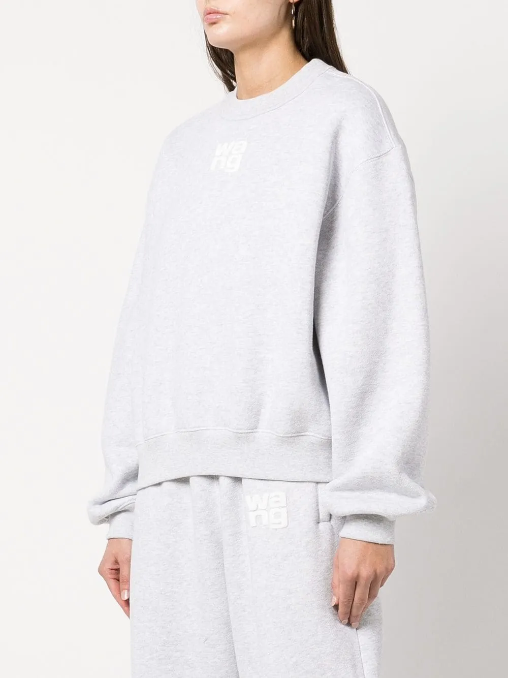 Alexander Wang  |Unisex Long Sleeves Cotton Logo Hoodies & Sweatshirts