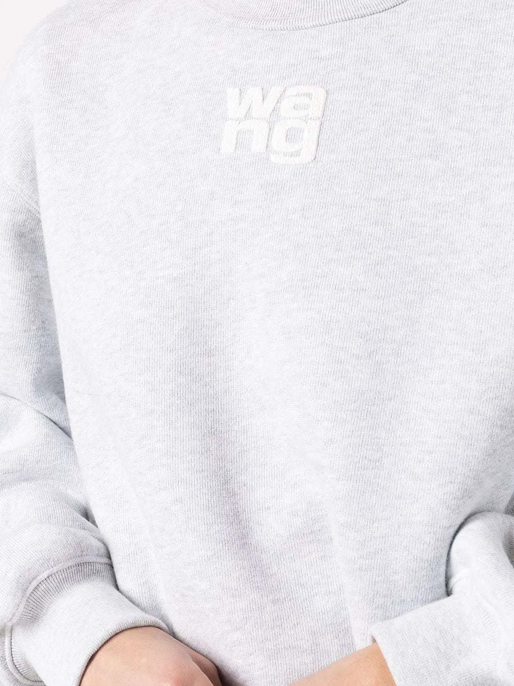 Alexander Wang  |Unisex Long Sleeves Cotton Logo Hoodies & Sweatshirts