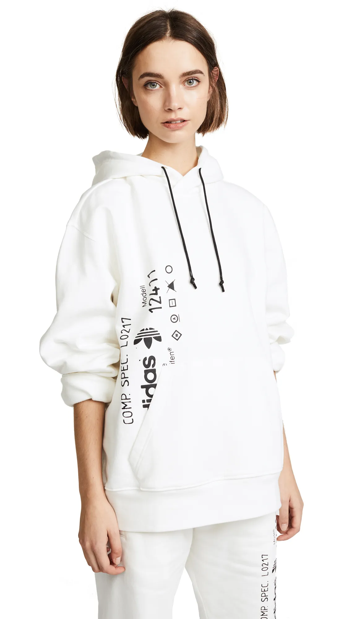 Alexander Wang  |Unisex Street Style Designers Hoodies