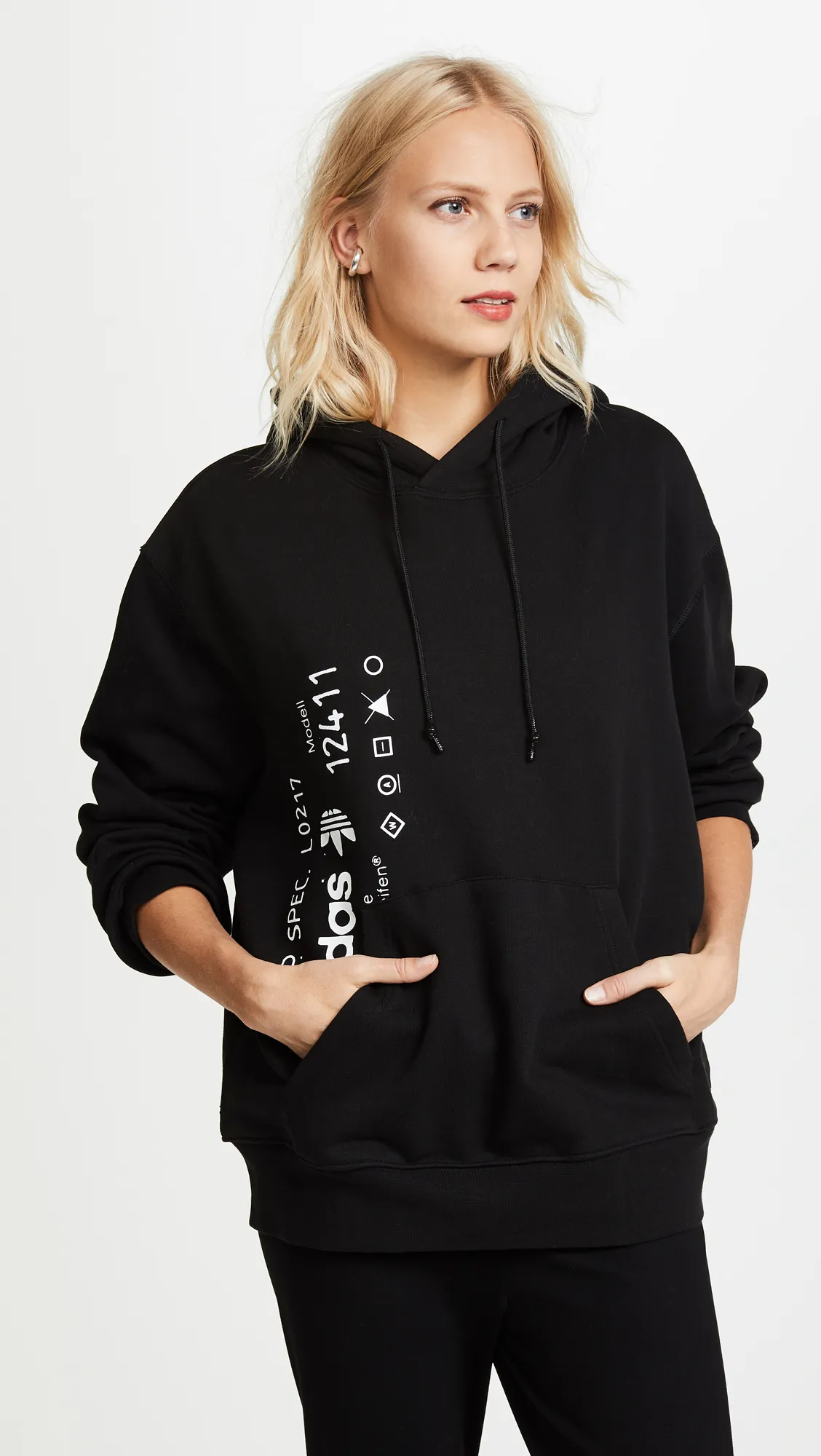 Alexander Wang  |Unisex Street Style Designers Hoodies