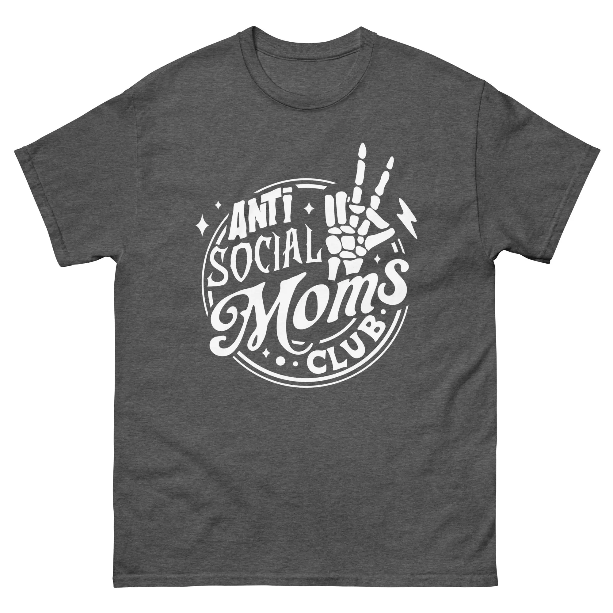 Anti Social Mom's Club. Halloween T Shirt for Moms.