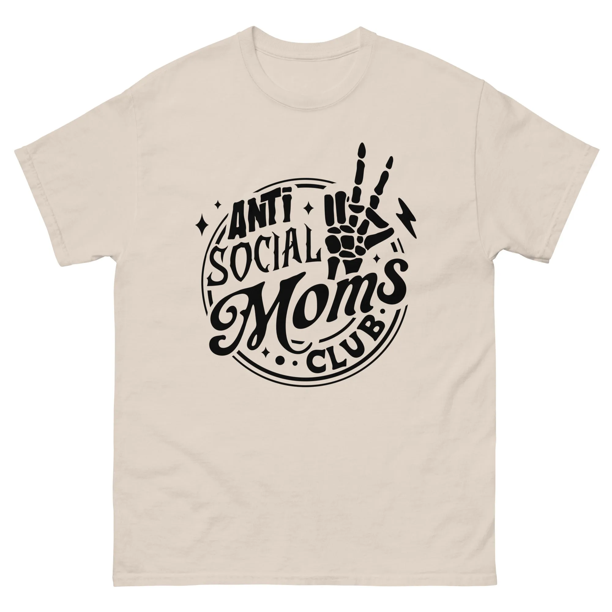 Anti Social Mom's Club. Halloween T Shirt for Moms.