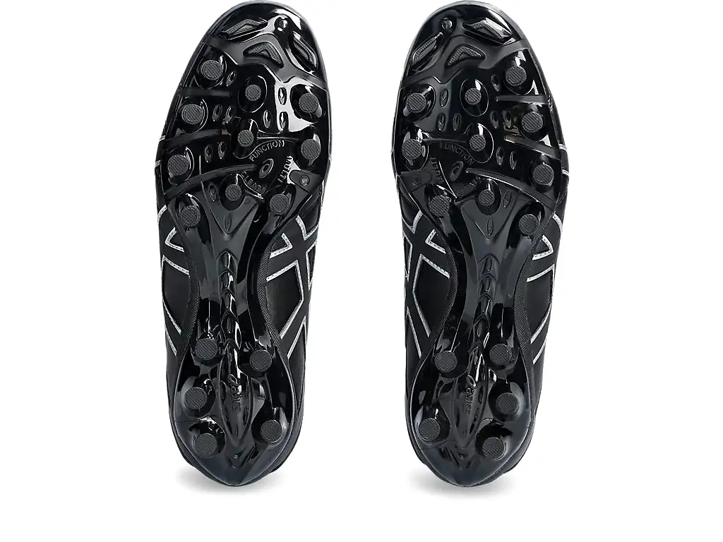 ASICS MEN'S LETHAL SPEED BLACK/WHITE FOOTBALL BOOTS