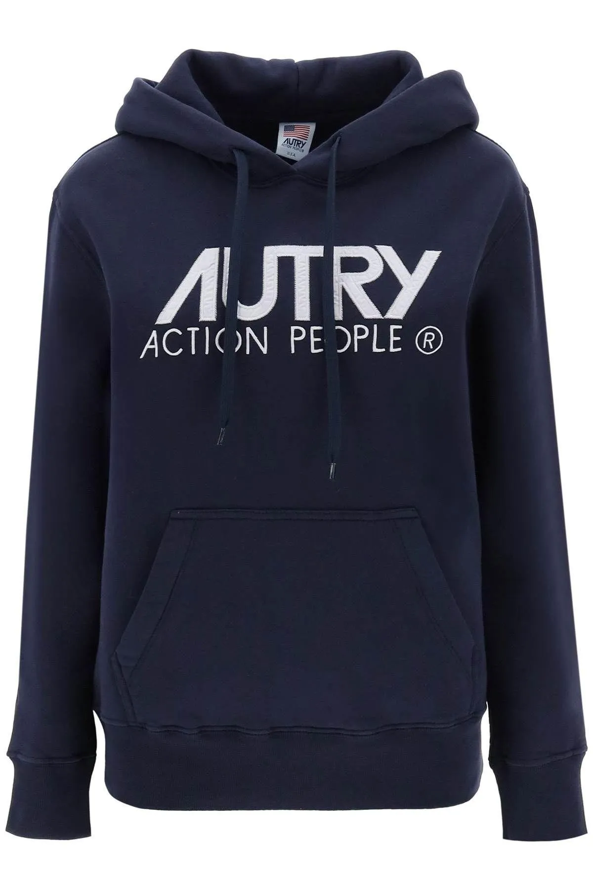 AUTRY  |Long Sleeves Cotton Logo Hoodies & Sweatshirts