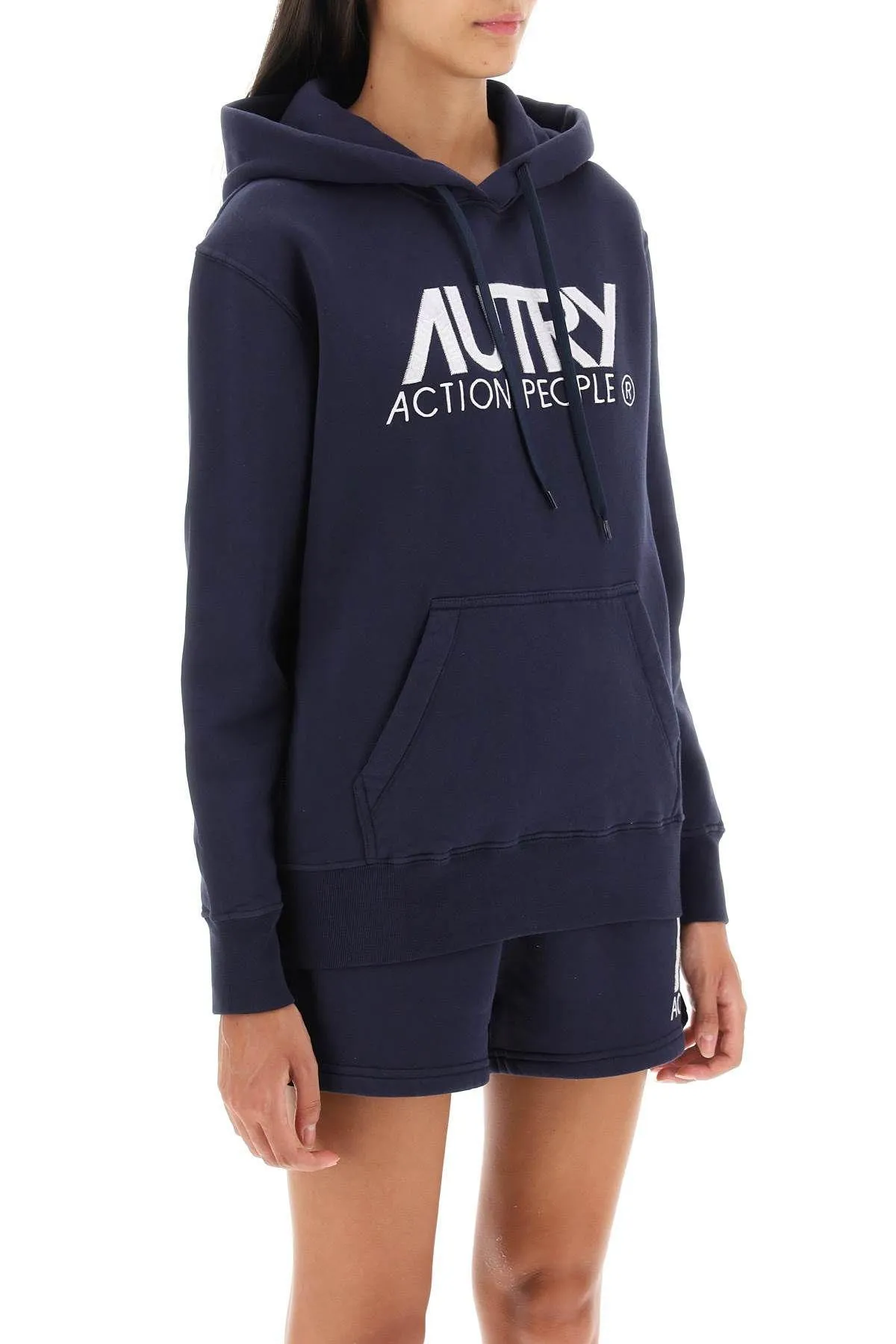 AUTRY  |Long Sleeves Cotton Logo Hoodies & Sweatshirts