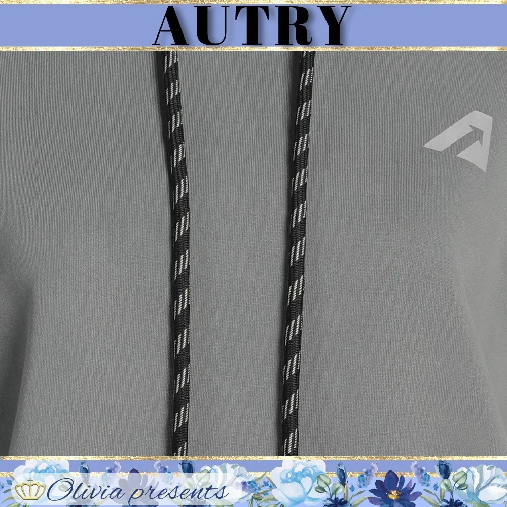 AUTRY  |Street Style Long Sleeves Plain Cotton Logo