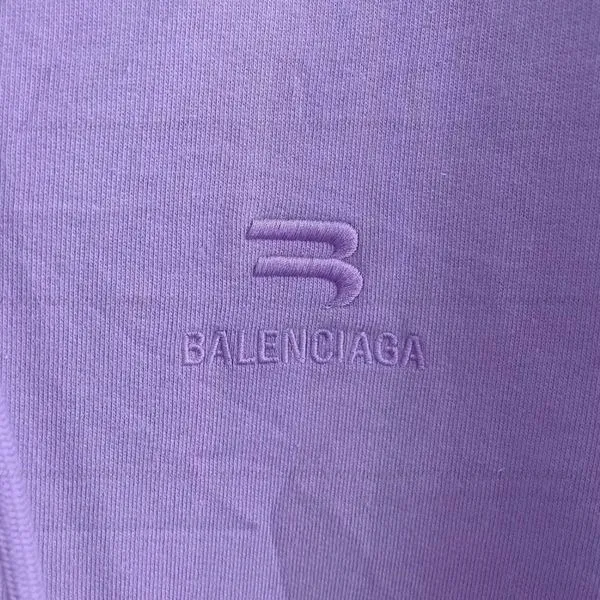 BALENCIAGA  |Long Sleeves Plain Cotton Logo Outlet Hoodies & Sweatshirts