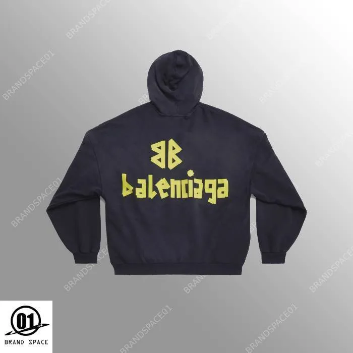 BALENCIAGA  |Unisex Street Style Long Sleeves Cotton Logo