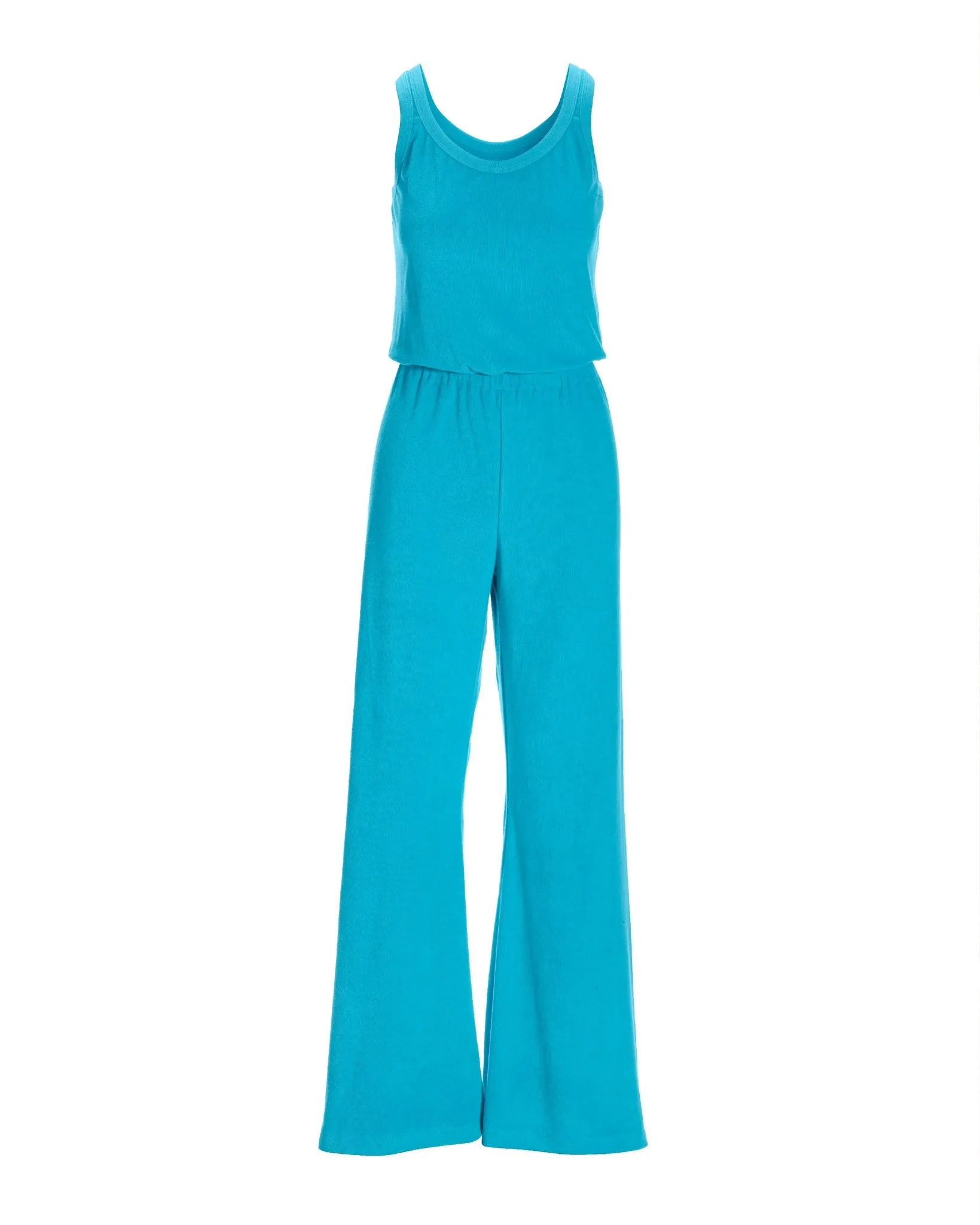 Beach Terry Blouson Jumpsuit Splash Blue