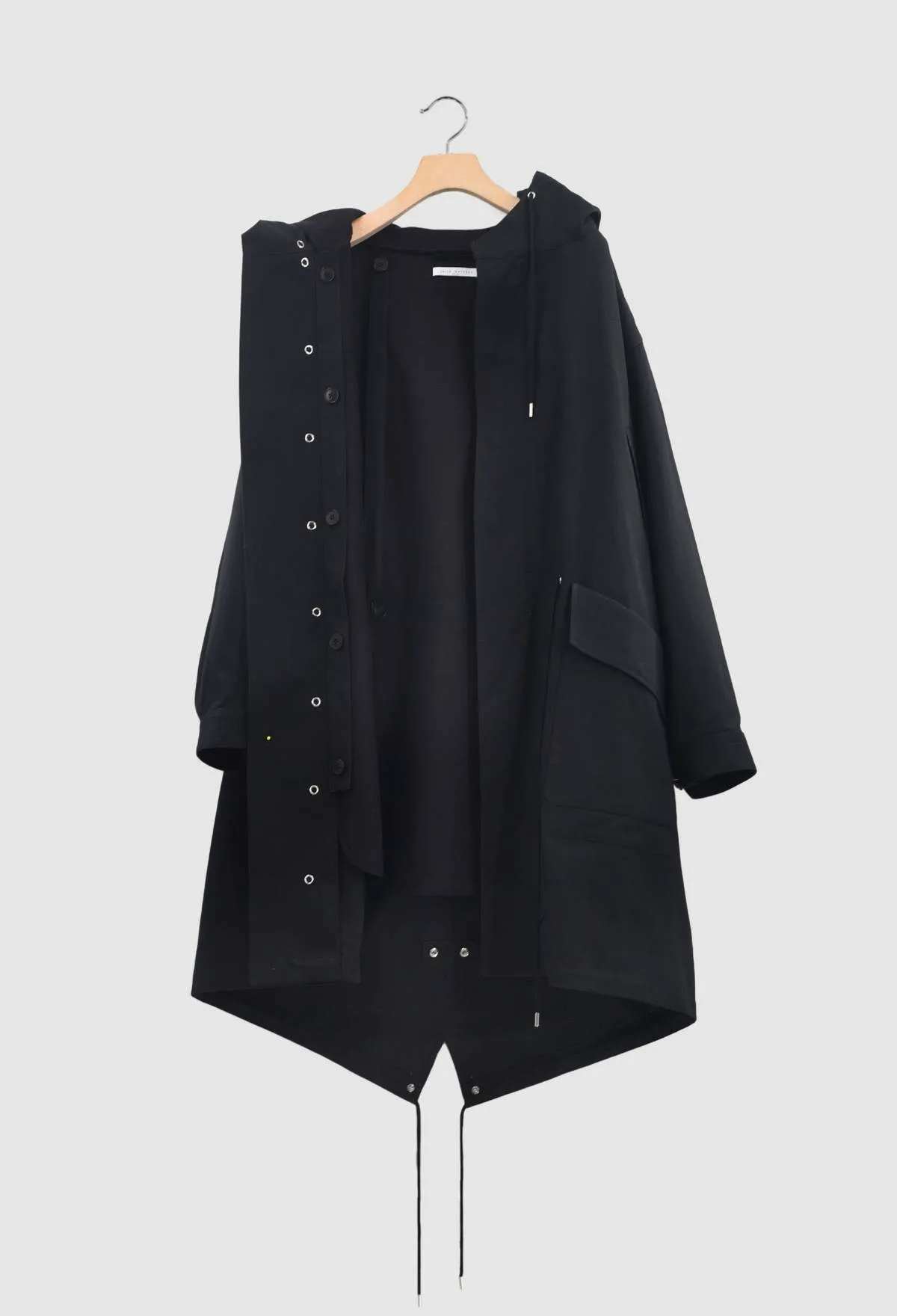 BILLIE - Cotton Shell Parka - Black