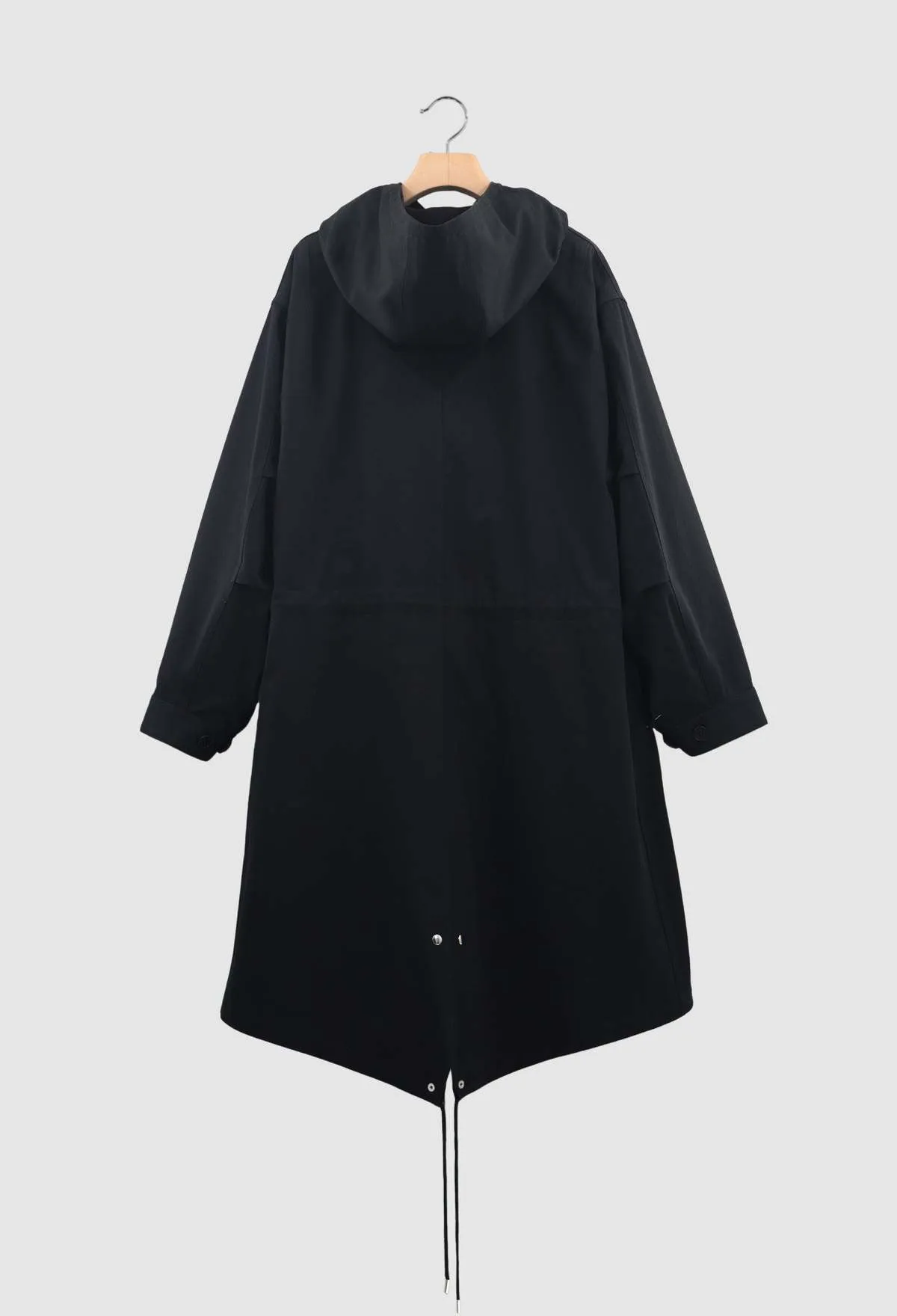 BILLIE - Cotton Shell Parka - Black