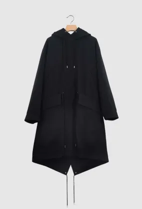 BILLIE - Cotton Shell Parka - Black