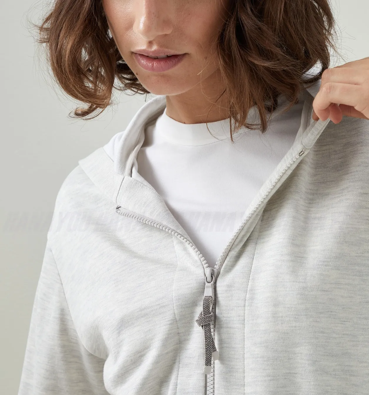 BRUNELLO CUCINELLI  |Sweat Long Sleeves Plain Cotton Logo Hoodies & Sweatshirts