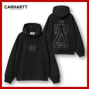 Carhartt  |Unisex Street Style Collaboration Logo Hoodies