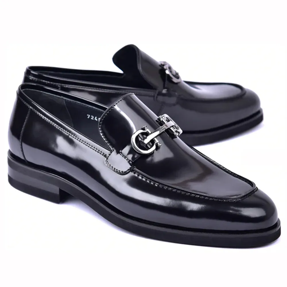 Corrente C0001204-7249 Bit Loafer Shoes Black