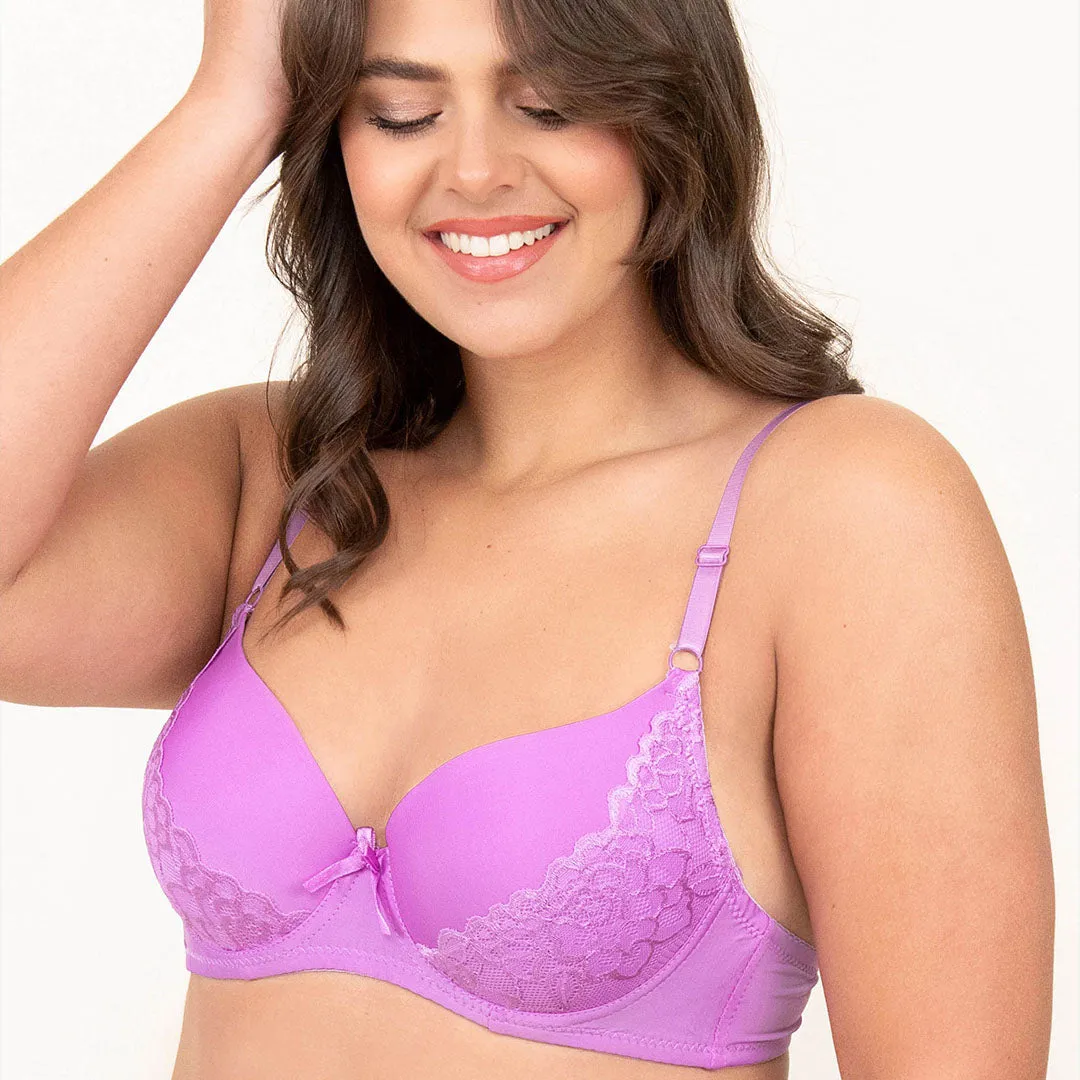 Cozy Zone Bra, Purple