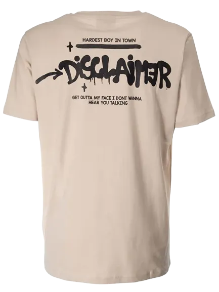 Disclaimer T-shirt Uomo