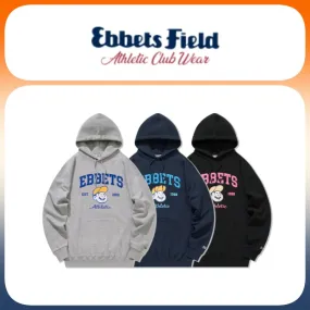 EBBETS FIELD FLANNELS  |Unisex Long Sleeves Logo Hoodies