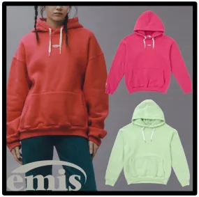 EMIS  |Unisex Street Style Logo Hoodies