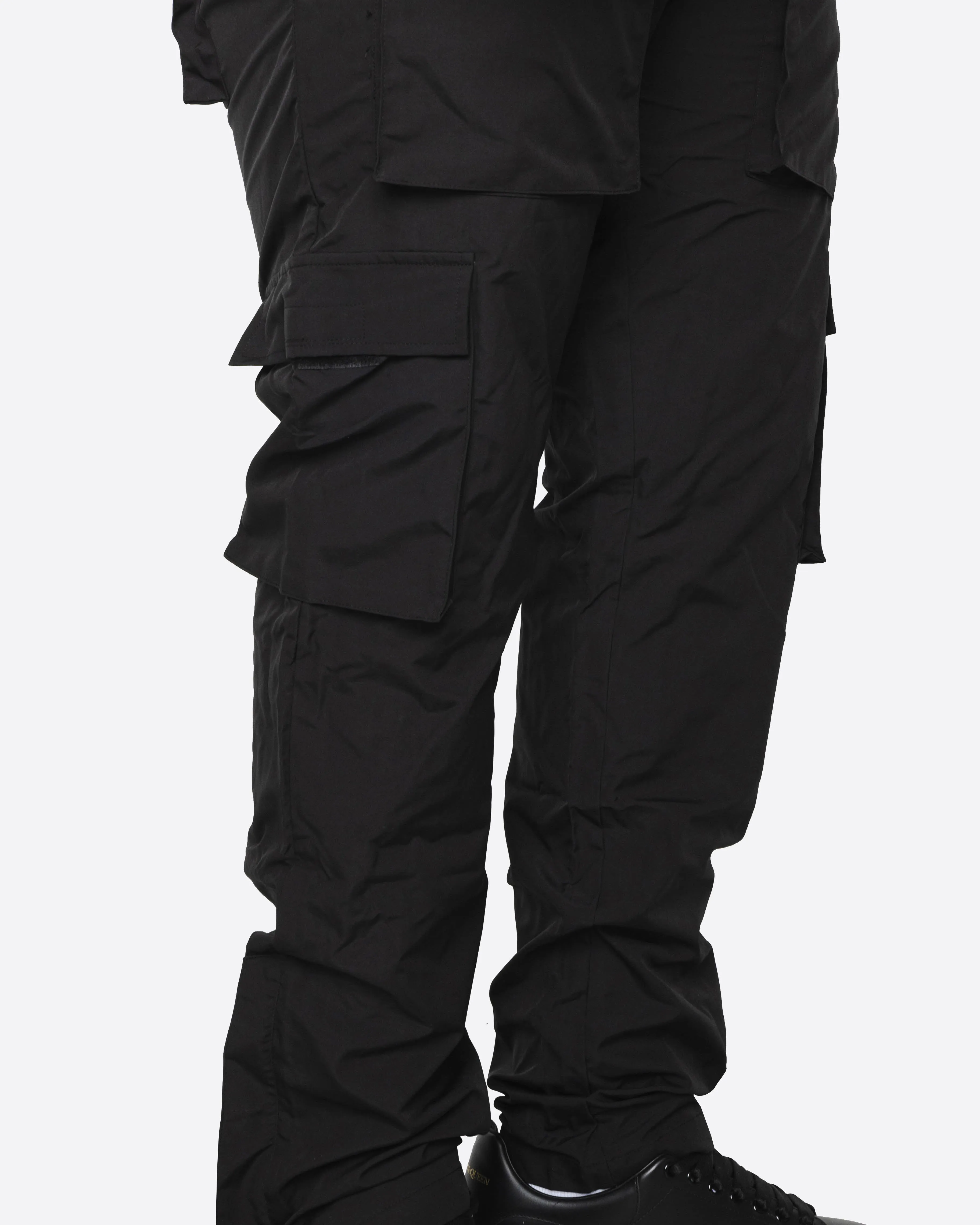 EPTM BIG N TALL SNAP CARGO PANTS-BLACK