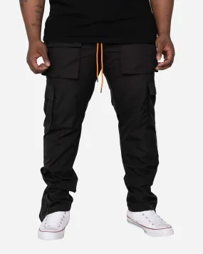 EPTM BIG N TALL SNAP CARGO PANTS-BLACK