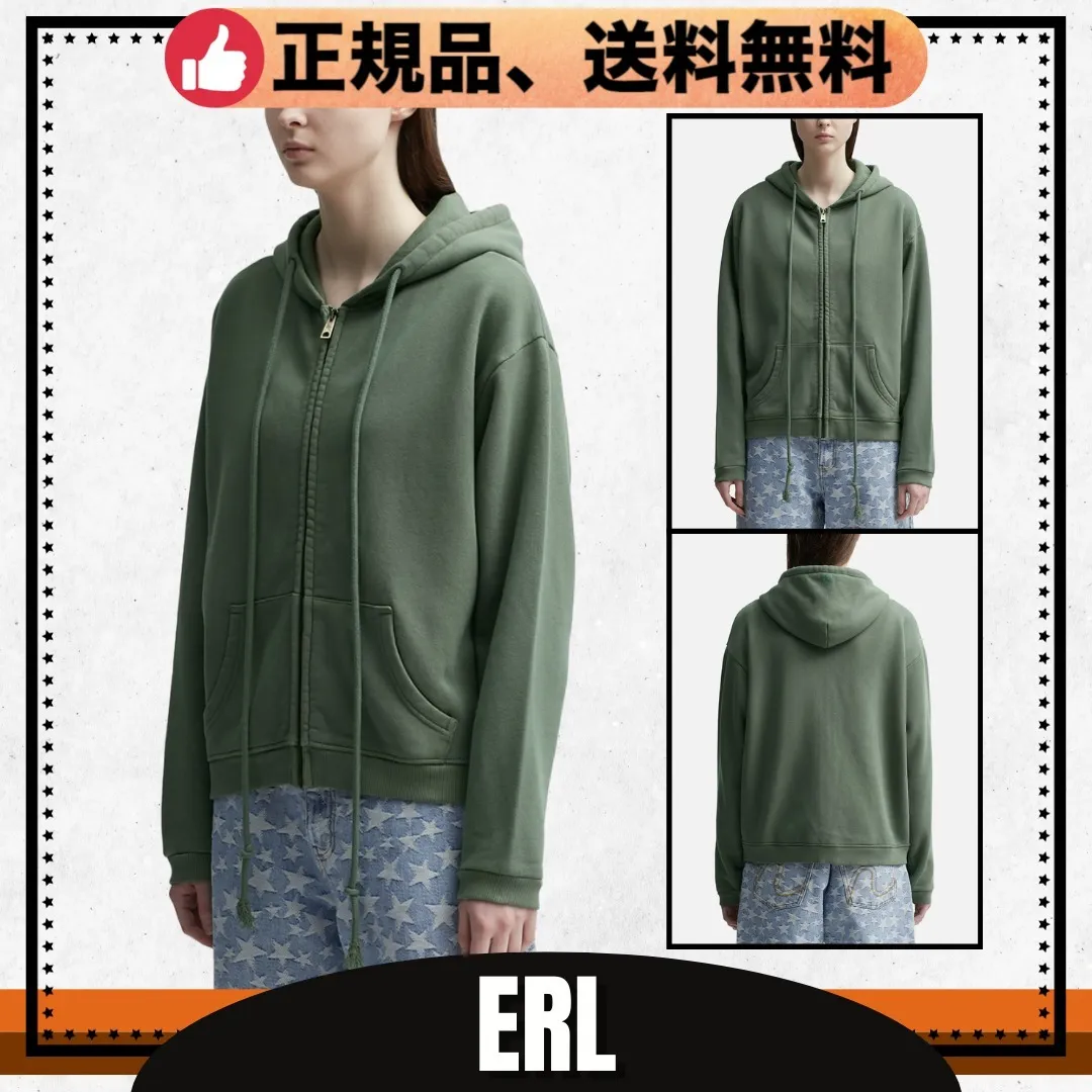 ERL  |Unisex Street Style Hoodies & Sweatshirts