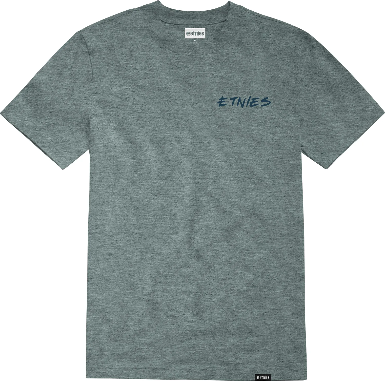 ETNIES RP CIRCULAR WAVE SS TEE OLIVE HEATHER