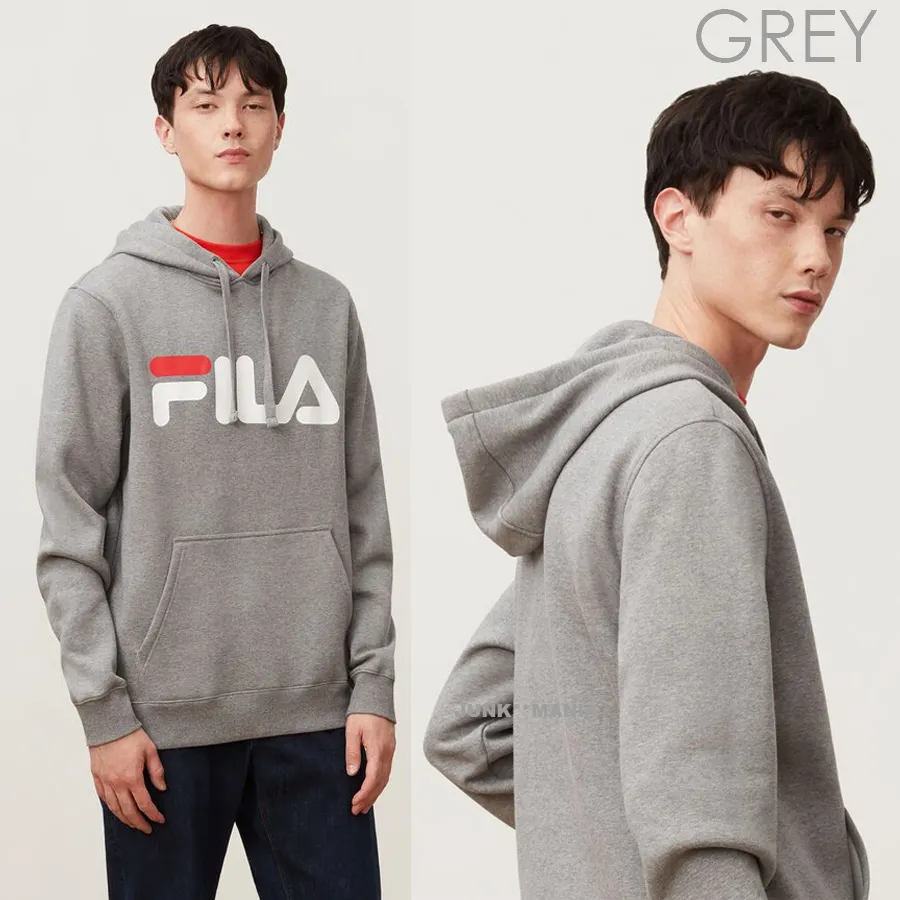 FILA  |Street Style Long Sleeves Cotton Hoodies