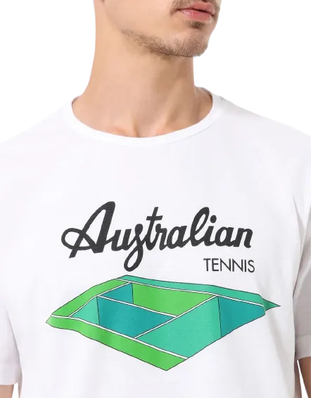 GRAPHIC COURT T-SHIRT: AUSTRALIAN TENNIS