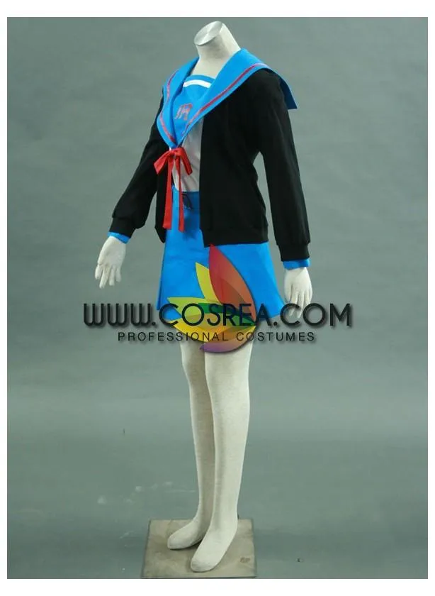 Haruhi Yuki Nagato Winter Uniform Cosplay Costume