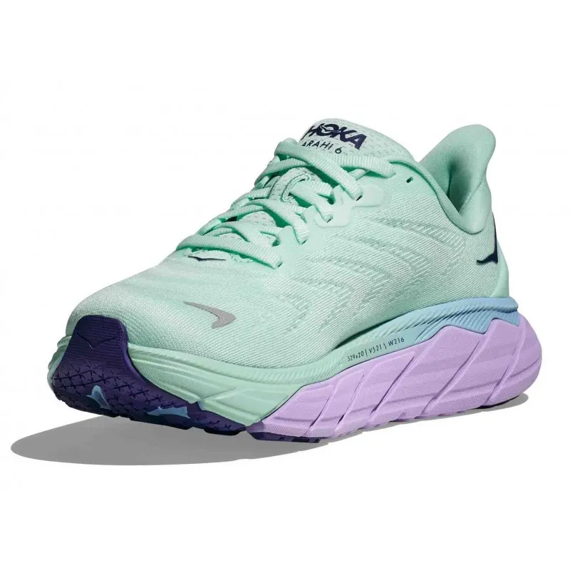 HOKA ARAHI 6 SUNLIT OCEAN/LILAC MIST FOR WOMEN'S