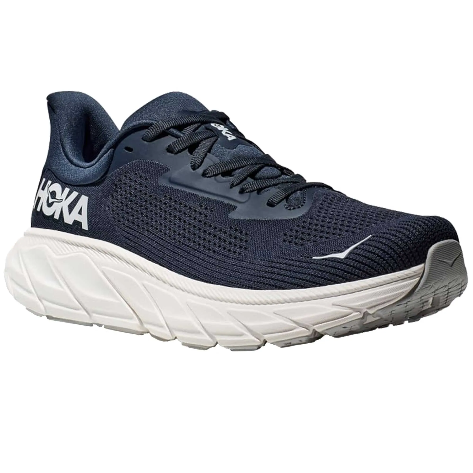 Hoka  Arahi 7 Mens Running Shoes Outer Space/White