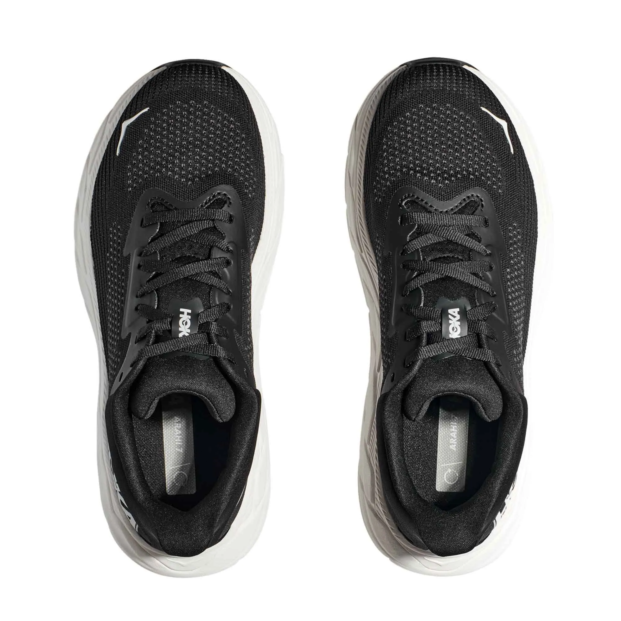 Hoka  Arahi 7 Wide D Womens Running Shoes Black/White