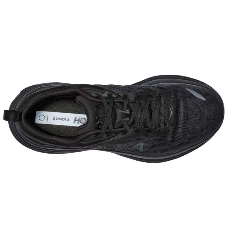 HOKA BONDI 8 EXTRA WIDE BLACK/BLACK FOR MEN'S