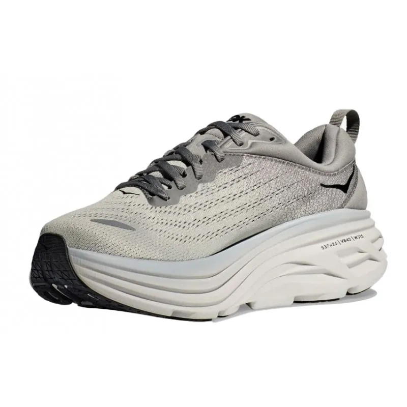 HOKA BONDI 8 EXTRA WIDE SHARSKIN/HARBOR MIST FOR MEN'S