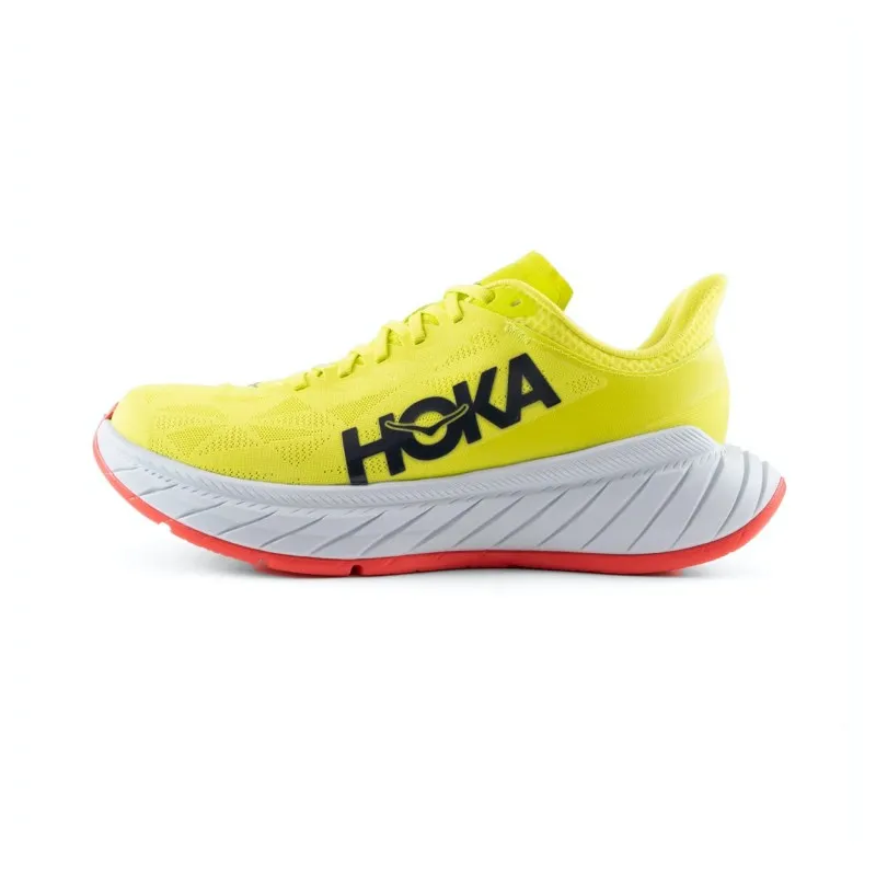 HOKA CARBON X 2 EVENING PRIMROSE/FIESTA FOR MEN'S