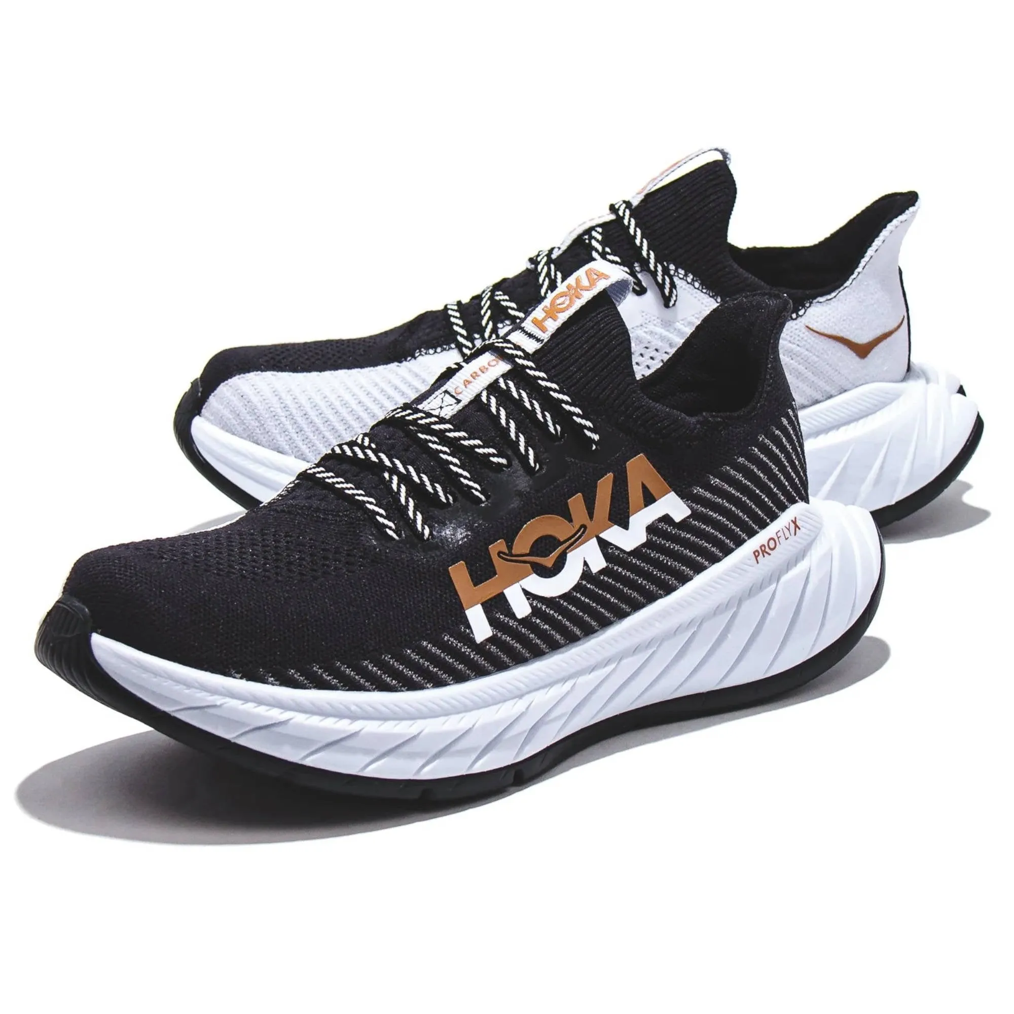 Hoka  Carbon X 3 Mens Running Shoes Black/White