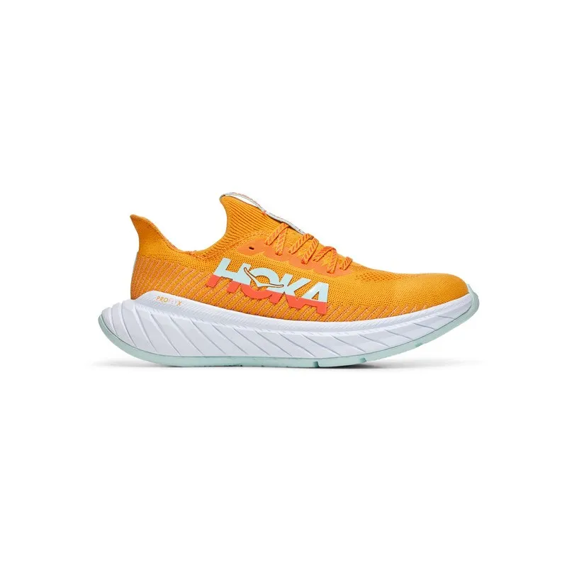 HOKA CARBON X 3 RADIANT YELLOW/CAMELLIA FOR MEN'S