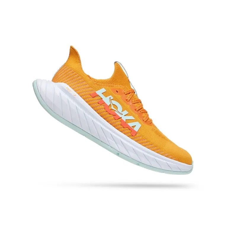 HOKA CARBON X 3 RADIANT YELLOW/CAMELLIA FOR MEN'S